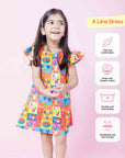 A-Line dress - Mixed Fruit