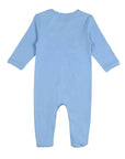 Romper with Footsie - Bliss Blue