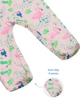 Romper with Footsie - Flamingo Forest