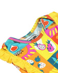 Frill Romper - Mixed Fruit