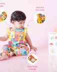 Frill Romper - Mixed Fruit