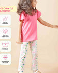 Girl Leggings - Flamingo Forest
