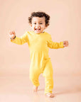 Full Sleeved Romper - Sunny Yellow