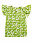 Flutter Sleeve Top - Breezy Daisy