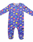 Sleepsuit with Footsie - Fuzzy Fishes