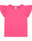 Flutter Sleeve Top - Pretty Pink