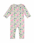 Full Sleeved Romper - Flamingo Forest